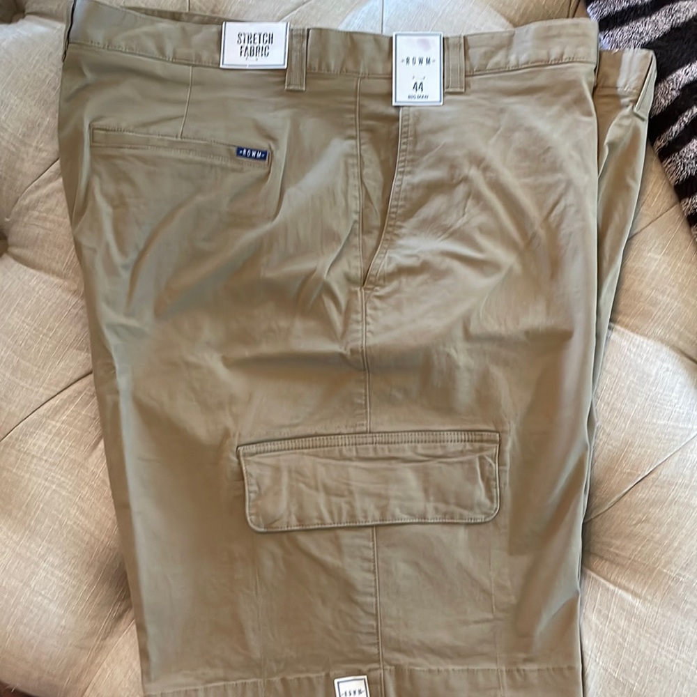 ROWM Stretch Fabric Khaki Mens Shorts